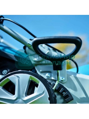 Газонокосилка Makita ELM4121 1600Вт,41см,7уровн,20\75мм,50л,14.5кг,кор,сталь,2Cut,инд заполнения,мульчирование