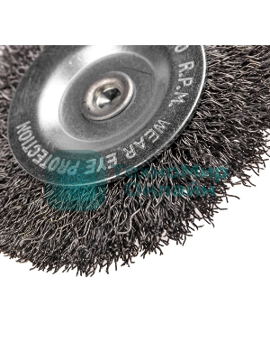 Щетка дисковая для дрели Kranz витая стальная проволока 75 мм
