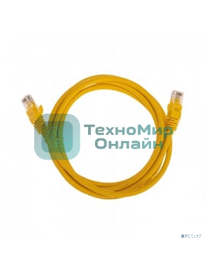 Патч-корд U/UTP Rexant cat.6, RJ45-RJ45, неэкранированный, 26AWG, LSZH, желтый, 2 м