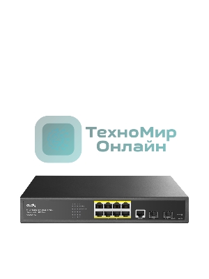 Коммутатор Cudy GS2008PS2 (L2) 8x1 Гбит/с 2SFP 8PoE+ 120W управляемый