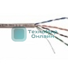 Кабель TWT FTP, серии XS, 4 пары, Кат.5e, PVC, серый, 305 метров
