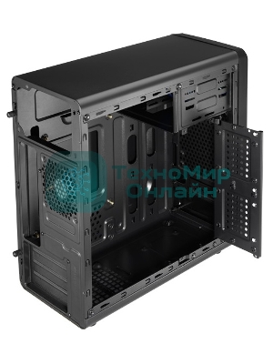 Компьютерный корпус Aerocool/Formula Qs-180 черный без БП mATX 1x80мм 2xUSB 2.0 1xUSB 3.0 audio