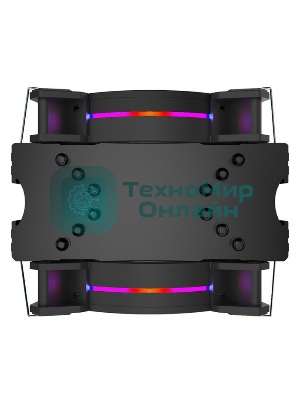 Кулер для процессора Alseye H120D черный, 120 мм, алюминий/медь, 2000 об/мин, 35.5 дБ, 4 pin, 200 Вт, 154 мм