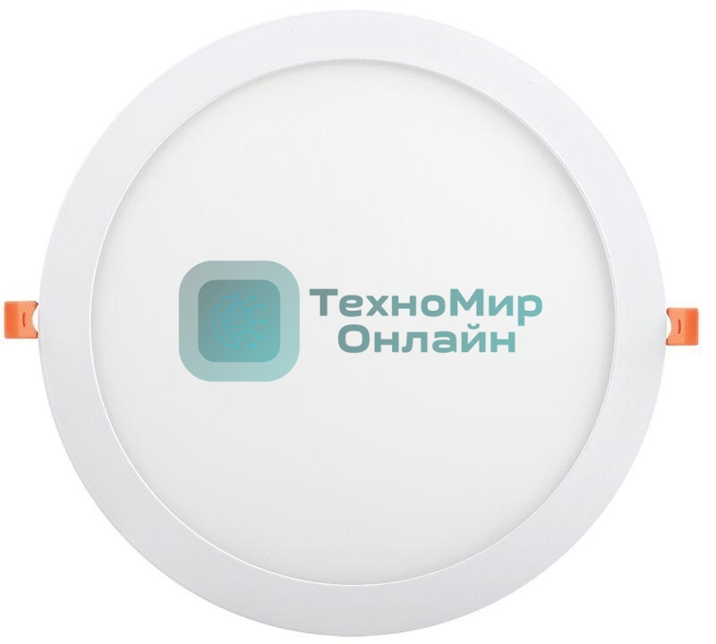 Светильник IEK LDVO0-1609-1-24-4000-K01 ДВО 1609 белый круг LED 24Вт 4000 IP20 алюм. корпус, диам 295 мм