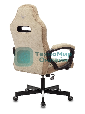 Кресло Бюрократ VIKING 6 KNIGHT BR FABRIC коричневый, ткань, 120 кг, механизм качания