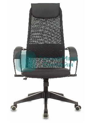 Кресло Бюрократ CH-607 TW-01 черный, сетка, подголовник
