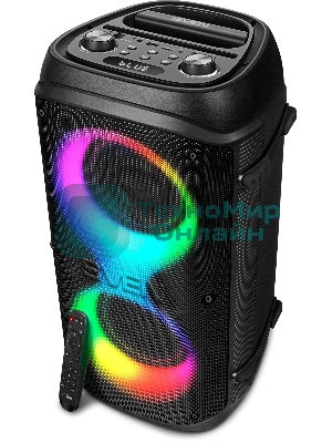 Колонка портативная SVEN PS-800 черный 100W 2.0 BT 10м 4400mAh