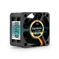 Вентилятор для корпуса ExeGate ExtraPower EP04020B3P черный, 40 мм, 7000 об/мин, 32 дБ, 3 pin