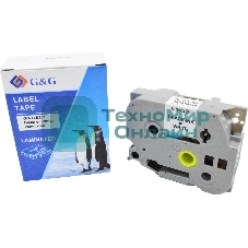 Картридж ленточный G&G GG-TZE251 черный на белом 24x8 для Brother 1010/1280/1280VP/2700VP