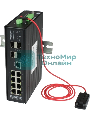 Коммутатор Osnovo SW-80804/ILS SW-80804/ILS(PORT 90W,300W) управляемый