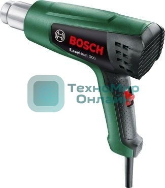 Технический фен Bosch EasyHeat 500 1600Вт темп.300/500С