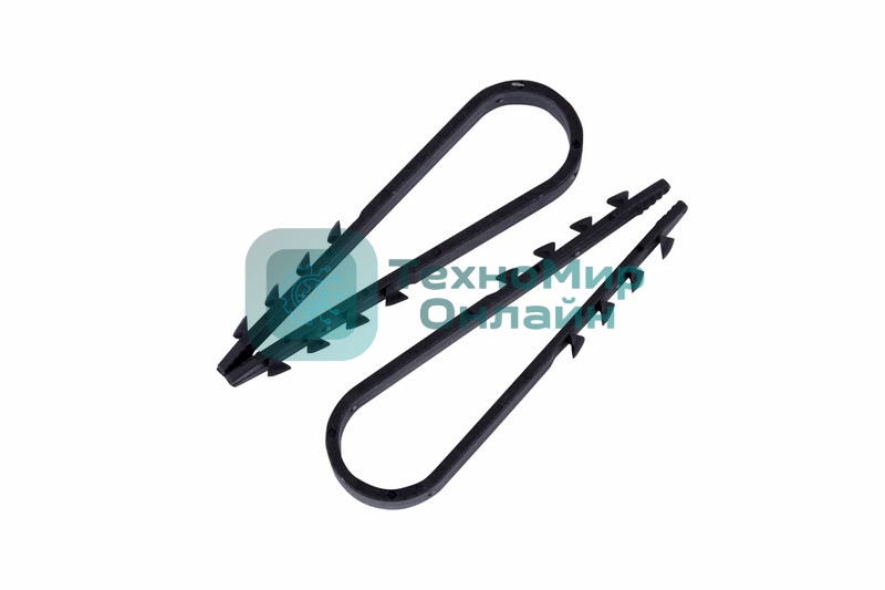 Дюбель-хомут нейлоновый PROconnect 19-25 мм, черный, упаковка 100 шт.