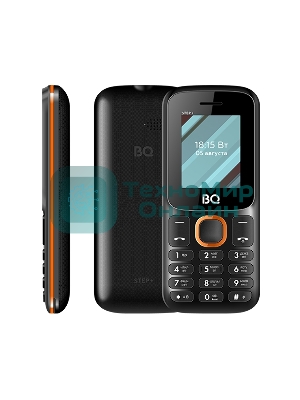 Мобильный телефон BQ 1848 Step+ черный/синий