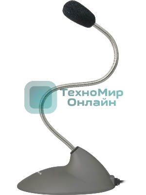 Микрофон компьютерный Defender MIC-111, серый, кабель 1,5 м