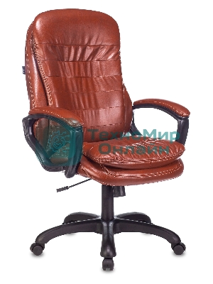 Кресло Бюрократ T-9950LT Boroko-37 коричневый, экокожа