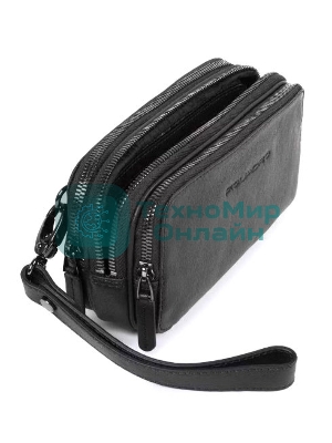 Клатч мужской Piquadro Black Square AC2141B3/N черный натур.кожа