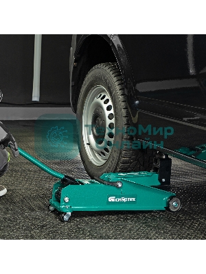 Домкрат гидравлический подкатной Сибртех 3 т, 192-532 мм, SUV