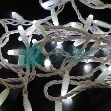 Гирлянда Neon-night Нить 10м, постоянное свечение, белый ПВХ, 24В, белый