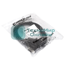 Кабель ExeGate EX284914RUS DisplayPort-VGA ExeGate EX-CC-DPM-VGAM-1.8 (20M/15M, 1,8м, экран)