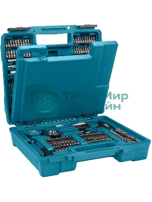 Набор принадлежностей Makita E-06270 212 предметов (жесткий кейс)