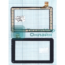 Сенсорное стекло (тачскрин) CZY6632A01-FPC, черное