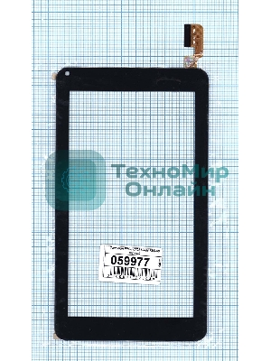 Сенсорное стекло (тачскрин) FPC-FC70S606(G-739)-00, черное