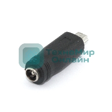 Переходник 5,5x2,1 мама на Mini USB папа 5 Pin