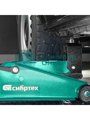 Домкрат гидравлический подкатной Сибртех 3 т, 192-532 мм, SUV