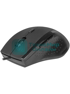 Мышь проводная Defender Accura MM-362 черный, 1600 dpi, USB, кнопки - 6