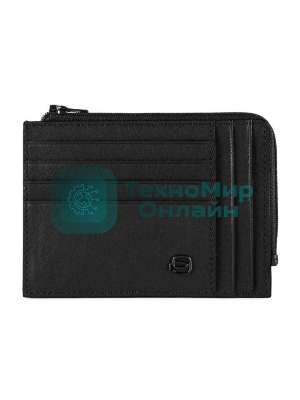 Картхолдер Piquadro Black Square PU1243B3R/N, натуральная кожа черный