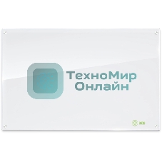 Доска стеклянная Cactus CS-GbD-65X100-UWT-TM Сквозное крепление стеклянная ультра белый 65x100 см стекло крепления