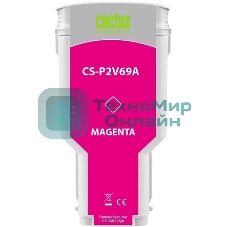 Картридж струйный Cactus CS-P2V69A №730 пурпурный (300мл) для HP Designjet T1600/1700/2600
