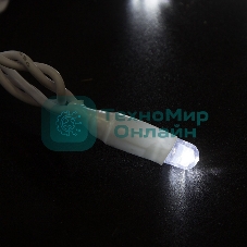 Гирлянда Neon-night Нить 10м, постоянное свечение, белый ПВХ, 24В, белый