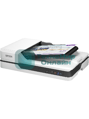 Сканер Epson WorkForce DS-1630 (B11B239401) планшетный, A4, CIS, 600x600 dpi, двусторонный автоподатчик, USB 3.0