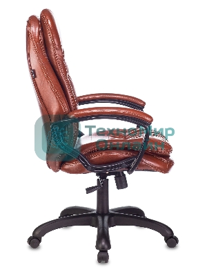 Кресло Бюрократ T-9950LT Boroko-37 коричневый, экокожа