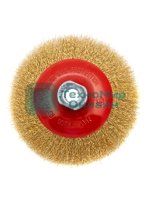 Кордщетка Matrix для ушм 125 мм м14 ''тарелка'' витая проволока