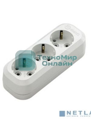 Колодка удлинителя Makel 3 гнезда с заземлением