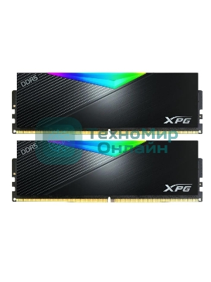 Оперативная память XPG Lancer, DDR5, 32Gb (2x16GB), 8000MHz, CL38, DIMM, с радиаторами, RGb черный