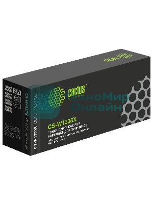 Картридж лазерный Cactus CS-W1335X W1335X черный (13700 стр.) для HP LJ MFP M438n/M438dn/M438nda/M442dn/M443nda
