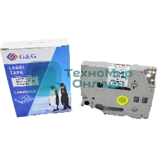 Картридж ленточный G&G GG-TZEFX231 черный на белом 12x8 для Brother 1010/1280/1280VP/2700VP