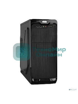 Компьютерный корпус Miditower ExeGate UN-604-UNS450 (ATX, БП UNS450 с вент. 12см, 2хUSB+2хUSB 3.0, аудио, черный)