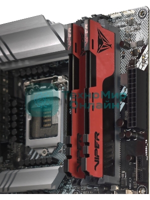 Оперативная память Patriot Viper Elite II, DDR4, 64GB (2x32 GB), 3600 MHz, CL20, DIMM, радиатор, красный/черный