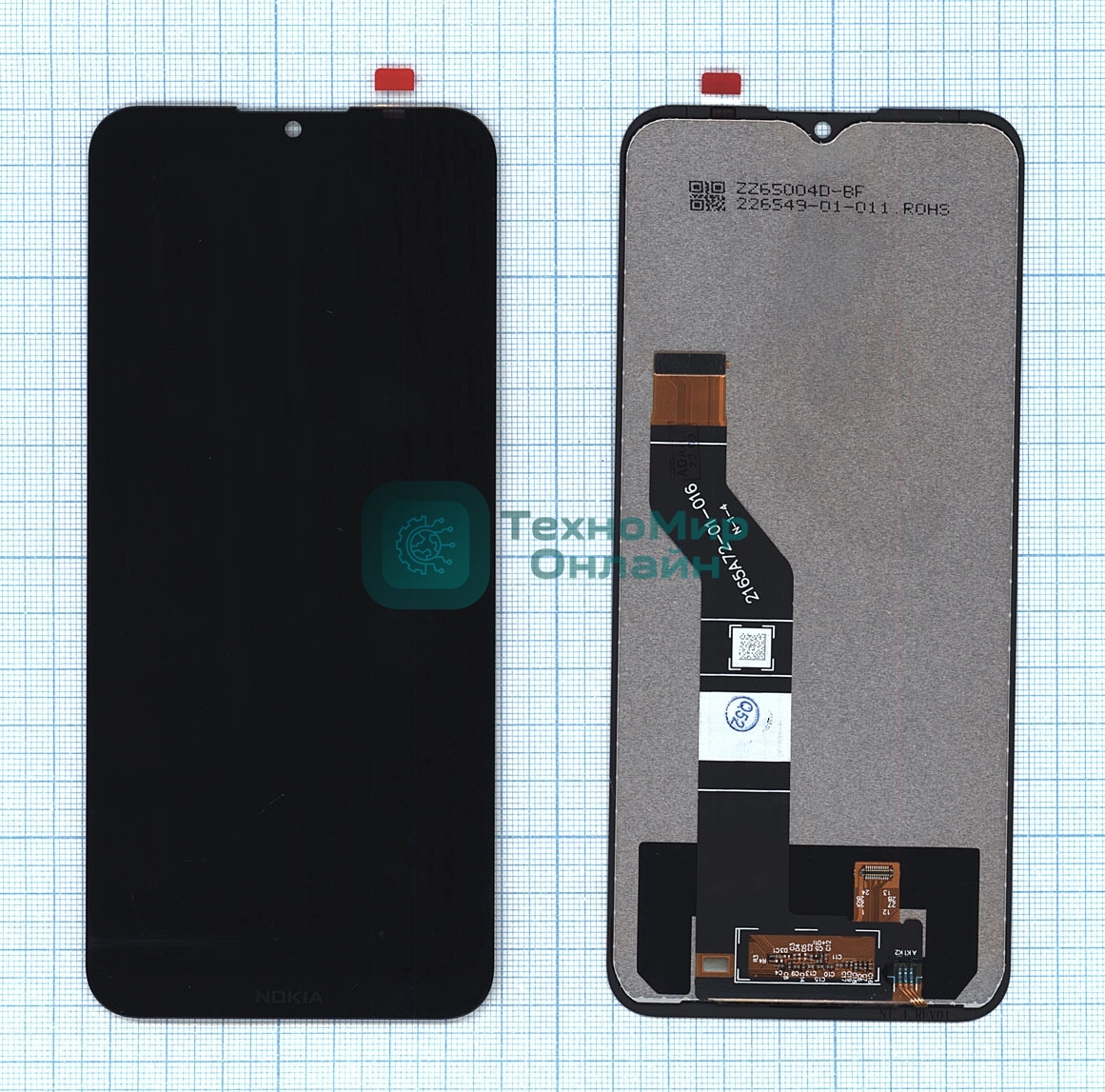 Дисплей для Nokia 1.4 черный