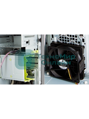 Компьютерный корпус Mini Tower InWin EFS712 Black U3*2+U2*2+A(HD) + front fan holder + Screwless mATX (без блока питания)