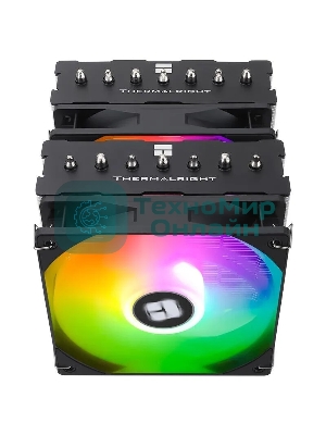 Кулер Thermalright Phantom Spirit 120 SE ARGb Soc-AM5/AM4/1151/1200/1700 черный 4-pin 25.6dB Al+Cu 765gr Ret (PS120-SE-ARGb)