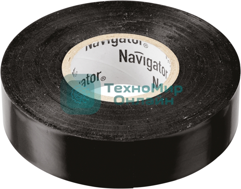 Изолента ПВХ 19 мм (рул.20 м) черный NIT-A19-20/BL Navigator