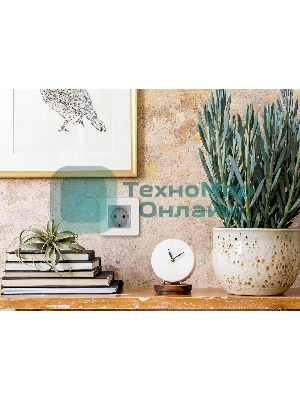 Розетка 2К+З немецкий стандарт 16А 250 В алюминий