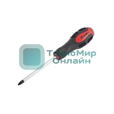 Отвертка Matrix Ударная, PH2x100 мм, двух-компонентная рукоятка, CrV