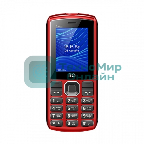 Мобильный телефон BQ 2452 Energy красный/черный