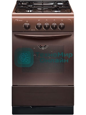 Плита газовая Gefest ПГ 3200-08 К43 коричневый, конфорок 4 шт, духовка 42 л, 50 см x 85 см x 53 см